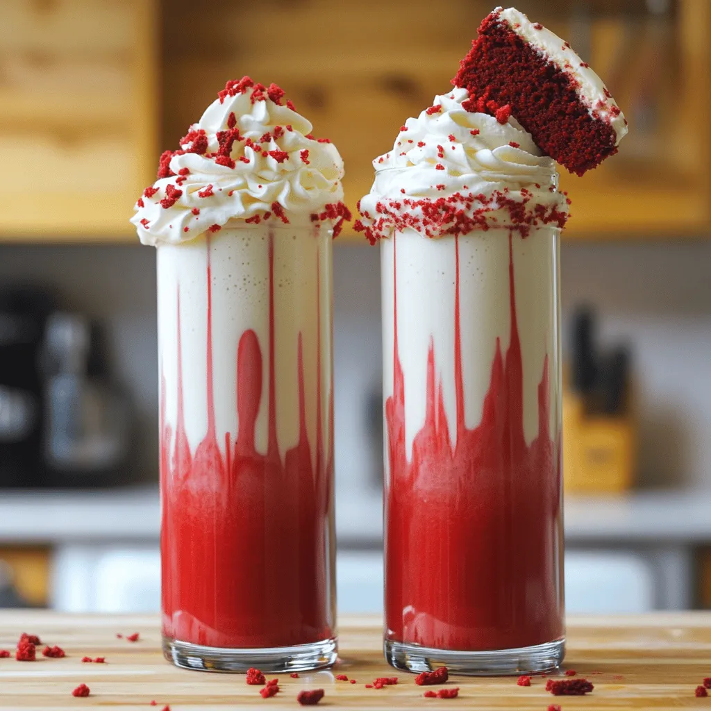 Red Velvet Milkshake Delight: A Decadent Treat for Any Occasion