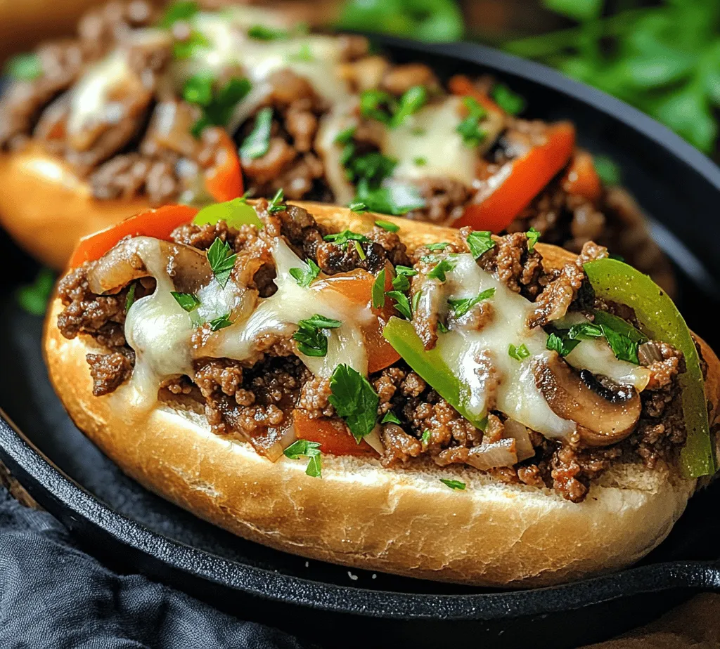 Imagine the satisfying taste of a classic Philly cheesesteak combined with the messy, comforting charm of a sloppy joe. Welcome to the world of Philly Cheesesteak Sloppy Joes—a delightful fusion of two beloved American comfort foods that brings together the rich, savory flavors of beef, melted cheese, and fresh vegetables, all served on a soft hoagie roll. This recipe is not only a taste sensation but also an incredibly easy dish to prepare, making it an ideal weeknight dinner option for families and busy individuals alike.