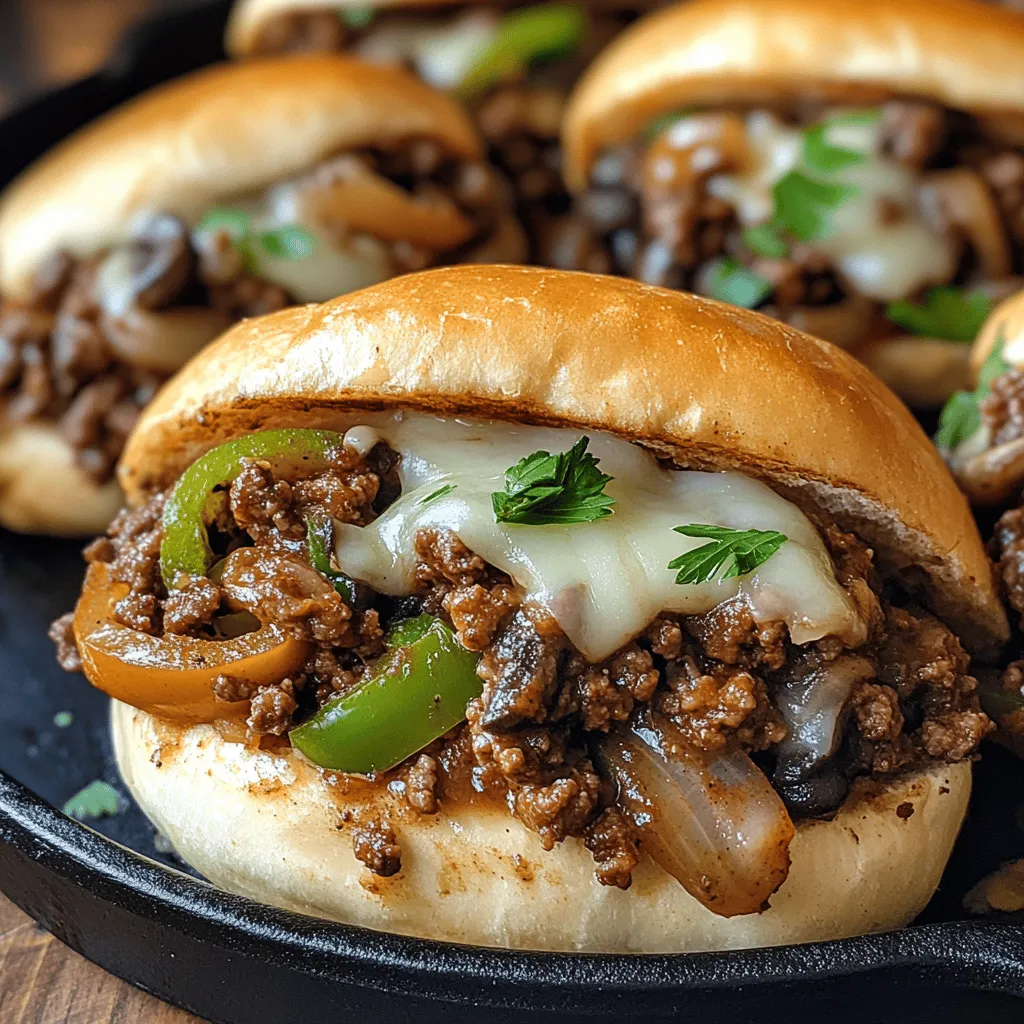 Philly Cheesesteak Sloppy Joes: A Comfort Food Fusion