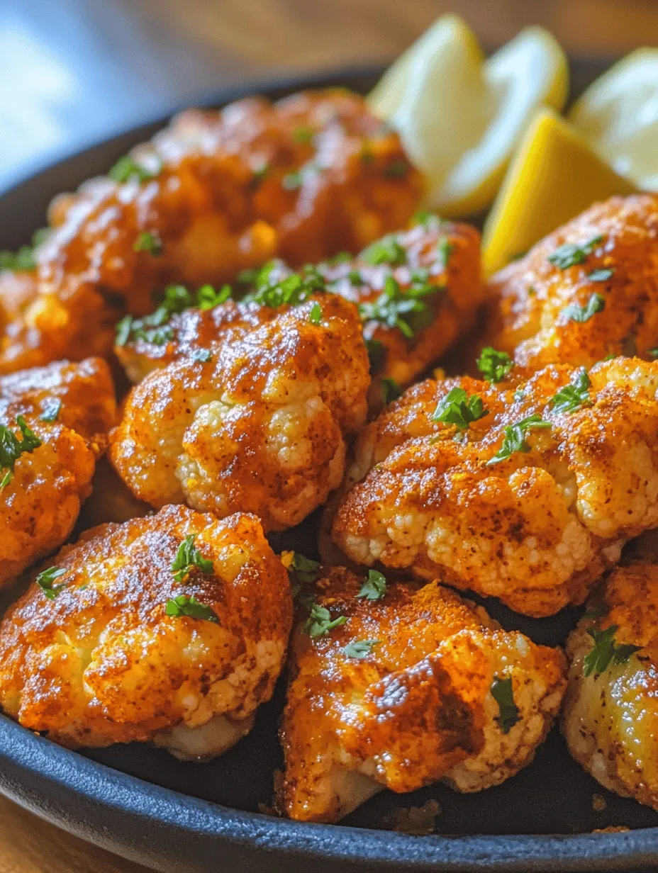 Crunchy Spiced Roasted Cauliflower Bites: The Perfect Snack or Side Dish