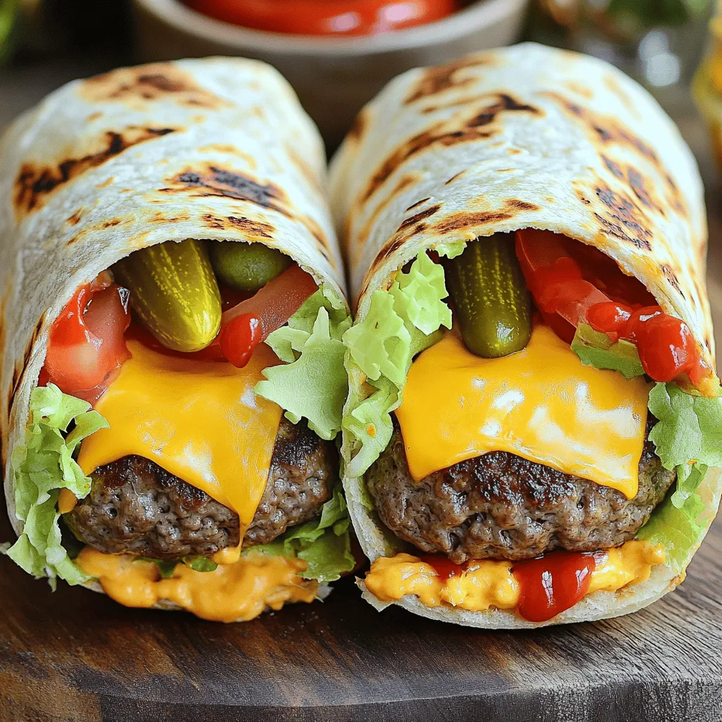 Grilled Cheeseburger Wraps Recipe: A Flavorful Twist on a Classic Favorite
