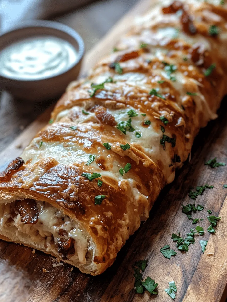 Chicken Bacon Ranch Stromboli Recipe: A Delightful Comfort Food