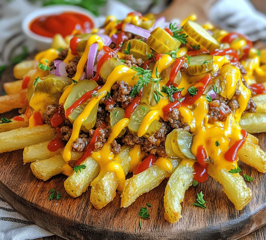 Imagine a dish that combines the hearty satisfaction of a juicy cheeseburger with the crispy, golden goodness of French fries. Welcome to the world of Cheeseburger Fries—a delectable comfort food that brings together two all-time favorites into one irresistible meal. This creative fusion is perfect for any occasion, whether it