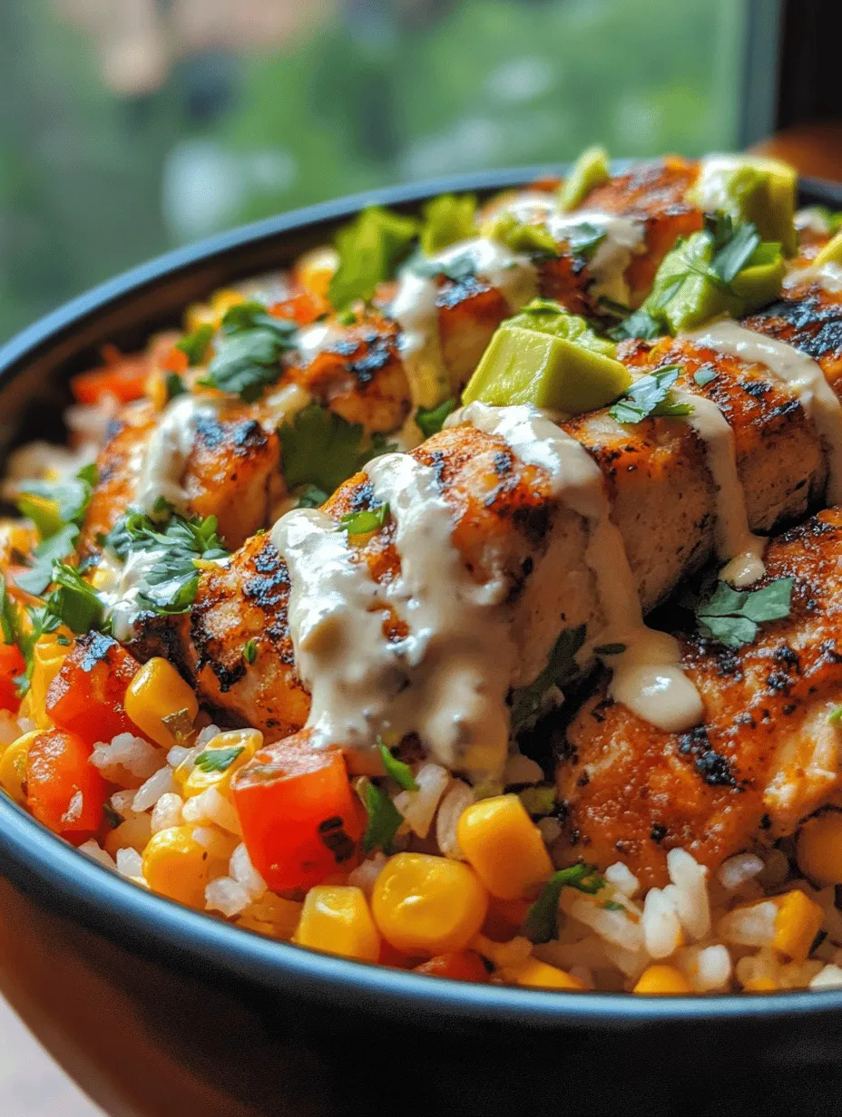 Street Corn Chicken Rice Bowl Recipe