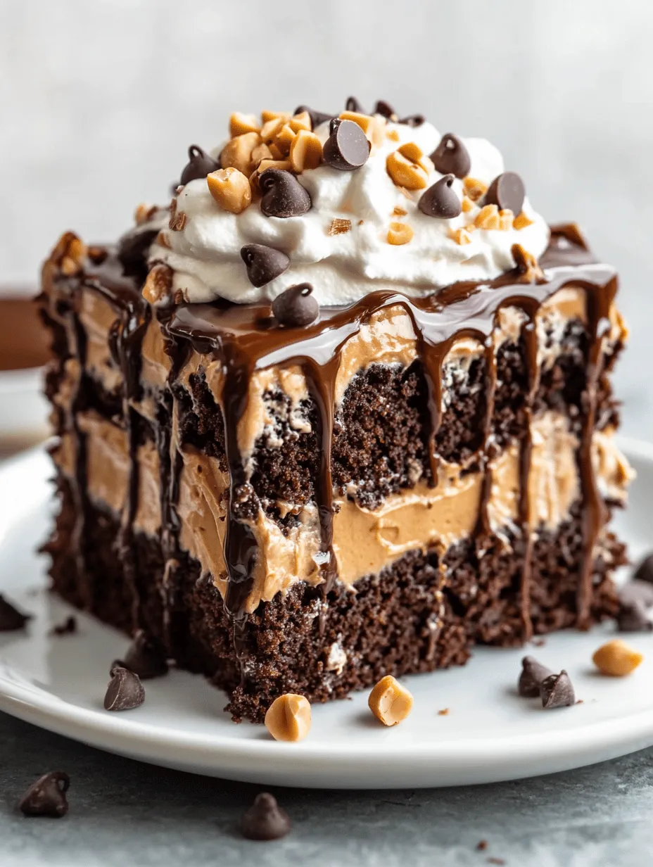 Decadent Chocolate Peanut Butter Poke Cake Recipe