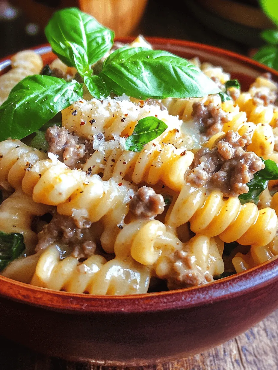 High Protein Creamy Beef Pasta Delight: A Wholesome Recipe for Health-Conscious Foodies