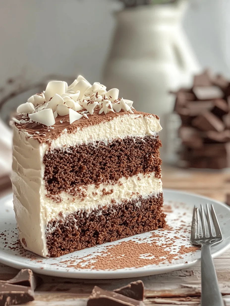 White Chocolate Mocha Bliss Cake Recipe