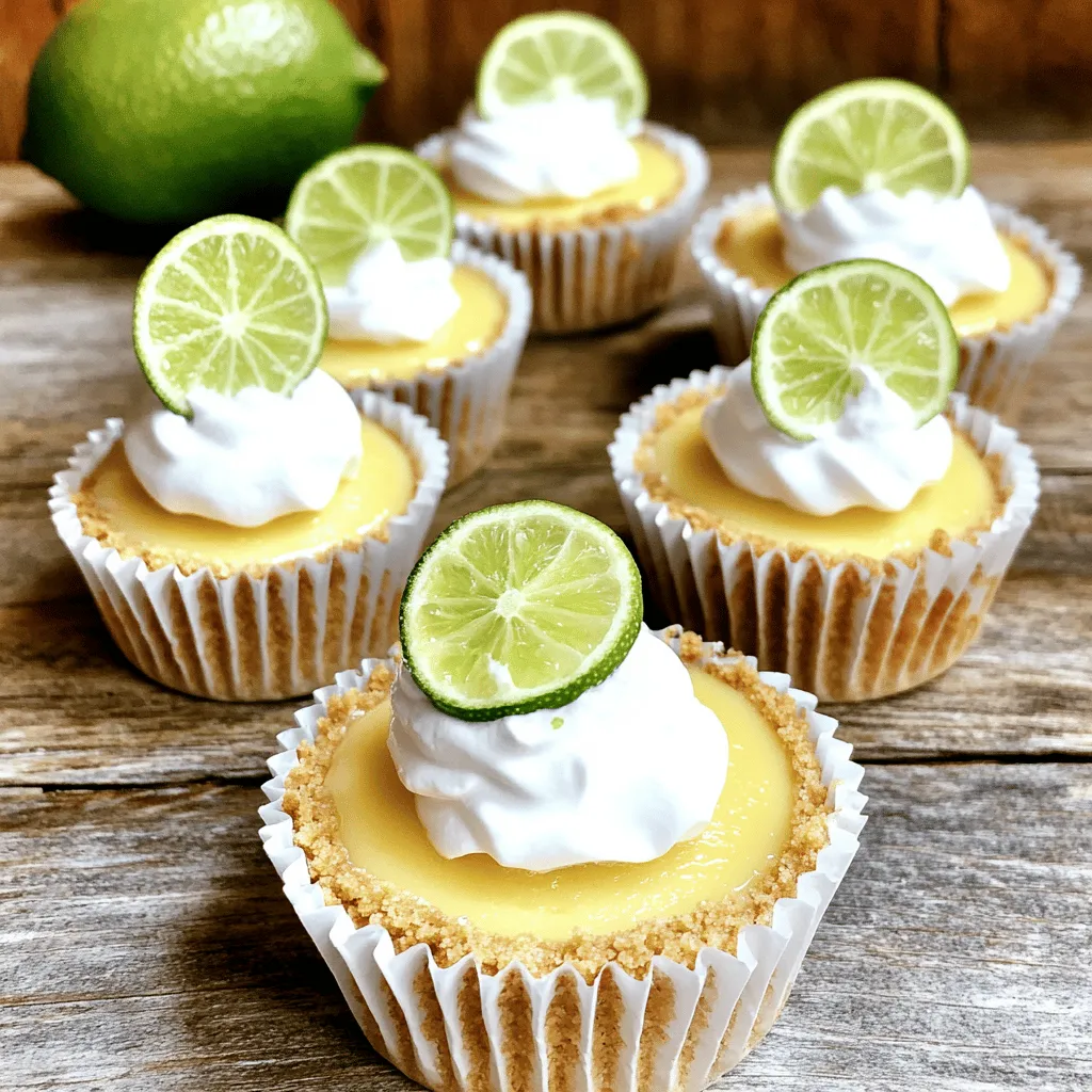 Zesty Mini Key Lime Cheesecakes: A Refreshing Dessert Delight