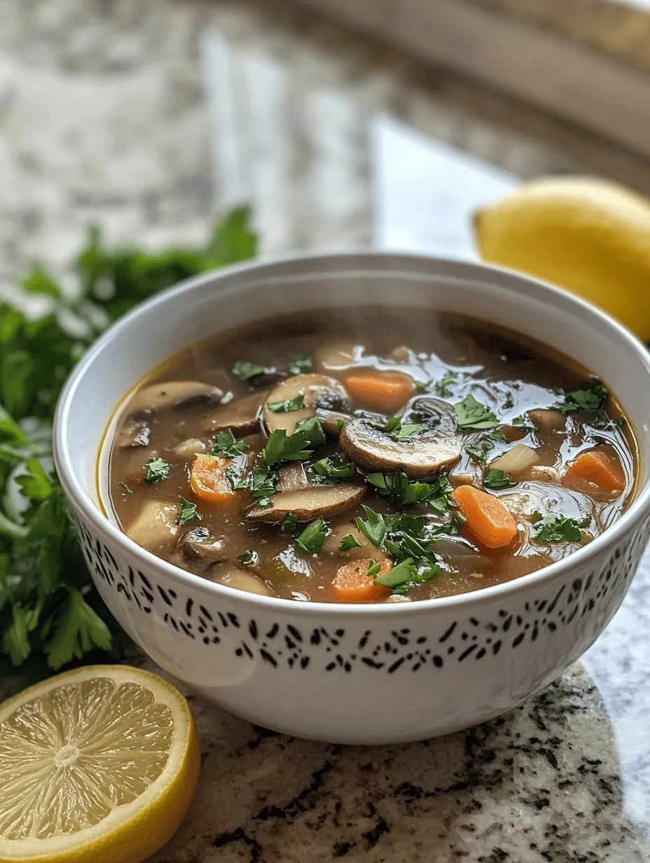 Savory Mushroom Soup Without Cream: A Delicious and Nutritious Recipe