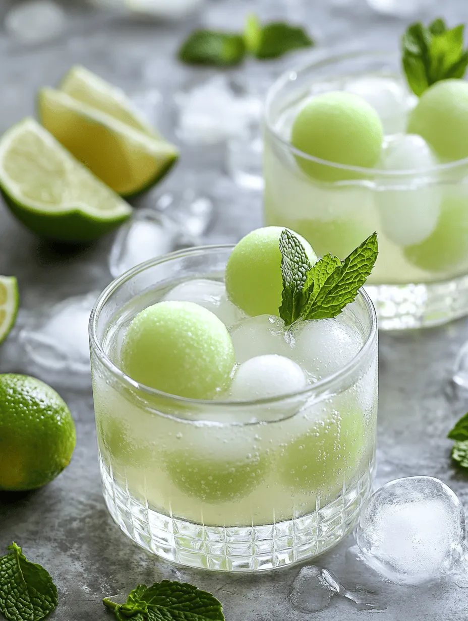 Honeydew Lime Spritzer Recipe