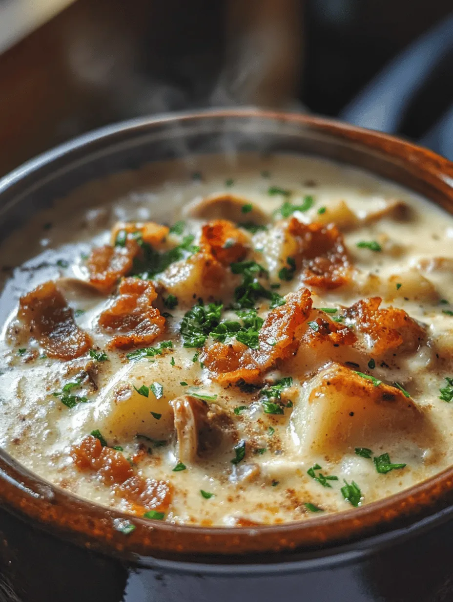 Heavenly Creamy New England Clam Chowder
