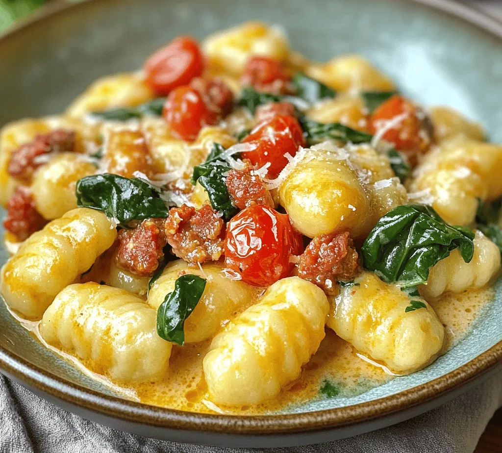 Creamy Chorizo Gnocchi is a delightful dish that perfectly combines the comforting texture of gnocchi with the bold flavors of chorizo, all enveloped in a rich, creamy sauce. Whether you