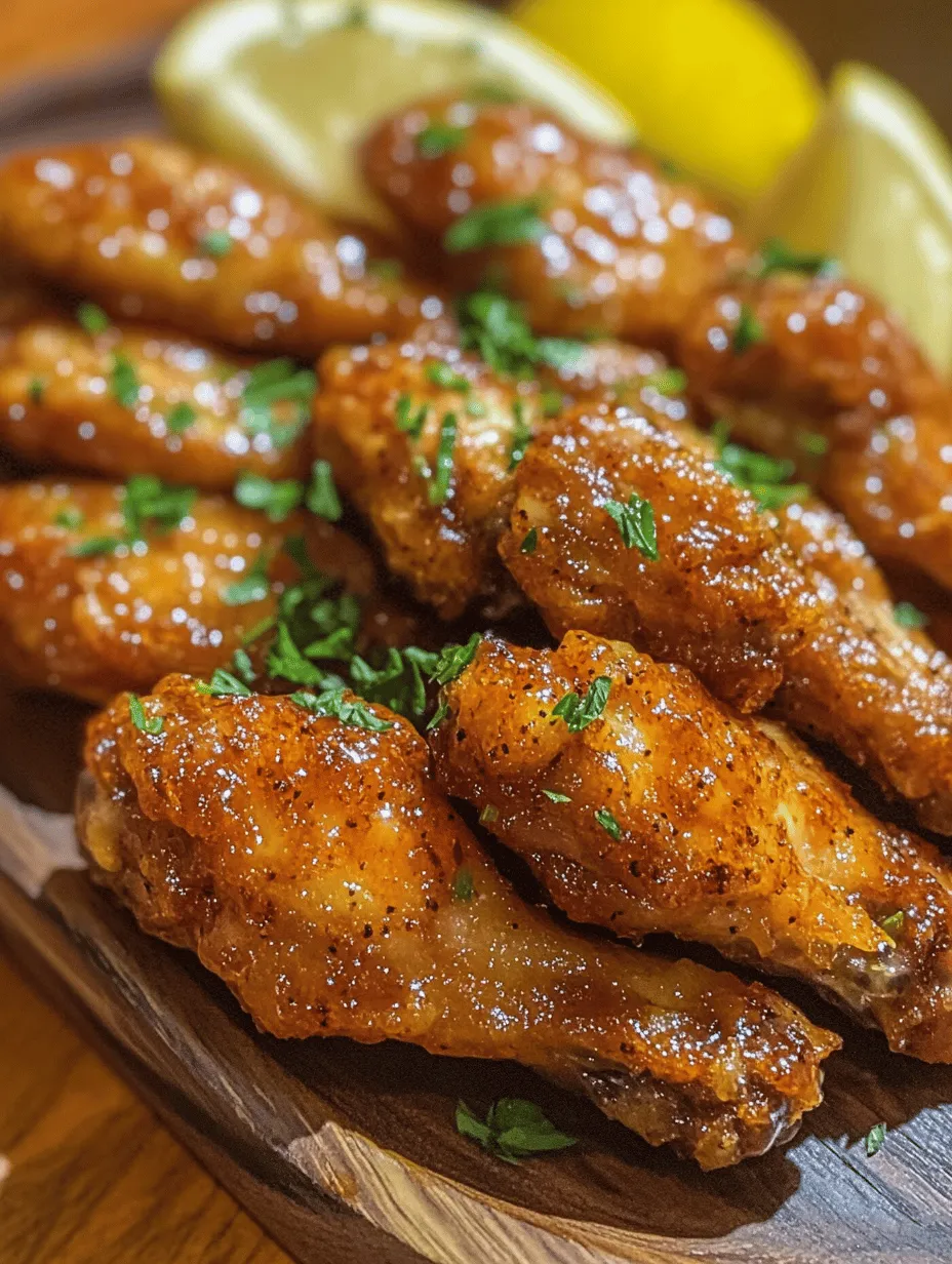 Zesty Lemon Pepper Chicken Wings: A Flavorful Delight