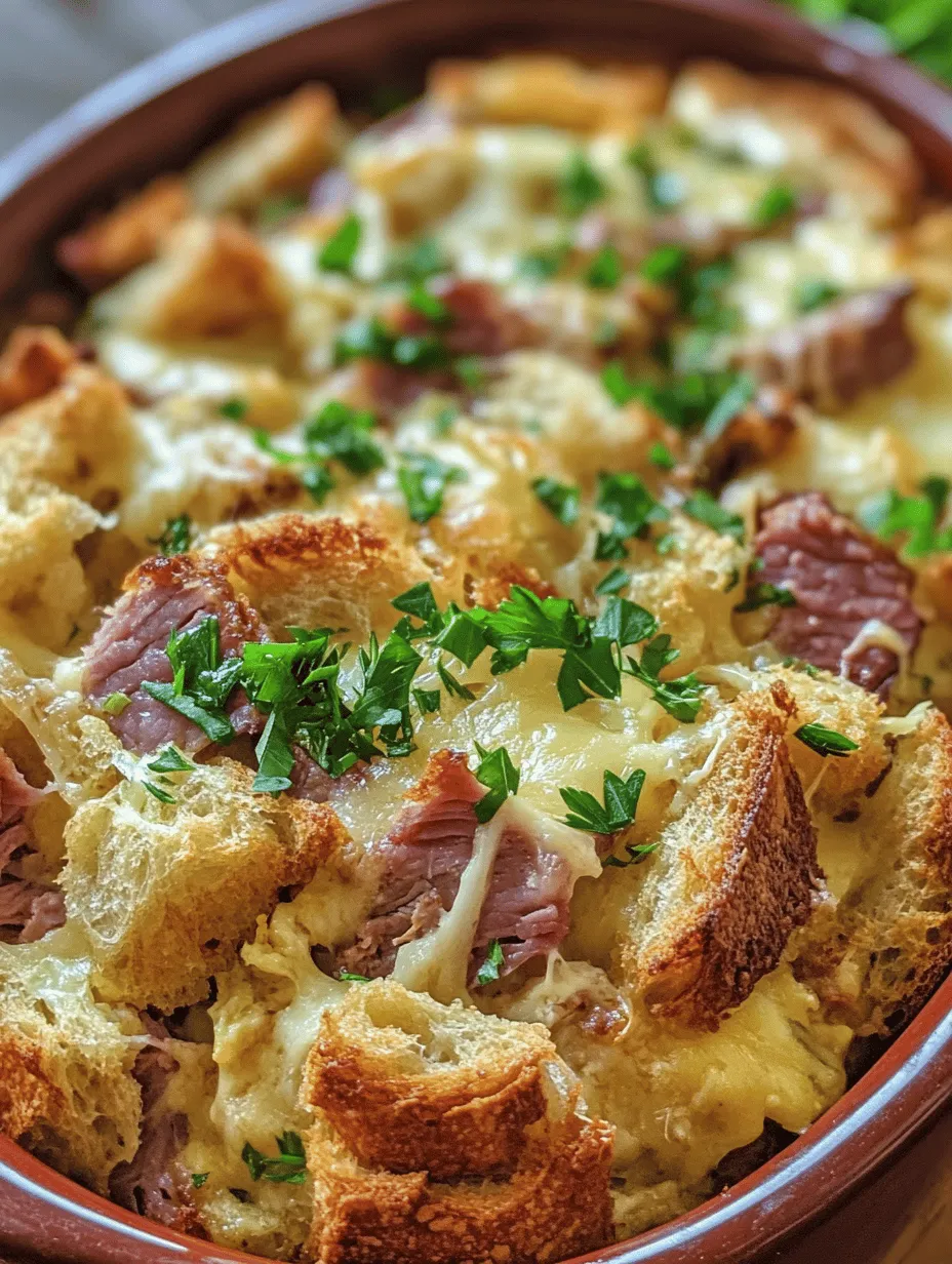 Savory Comfort Food: The Ultimate Reuben Casserole Bake Recipe
