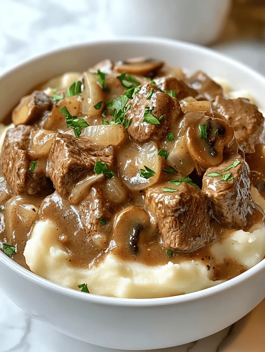 Savory Beef Tips &#038; Gravy Delight: A Hearty Comfort Dish
