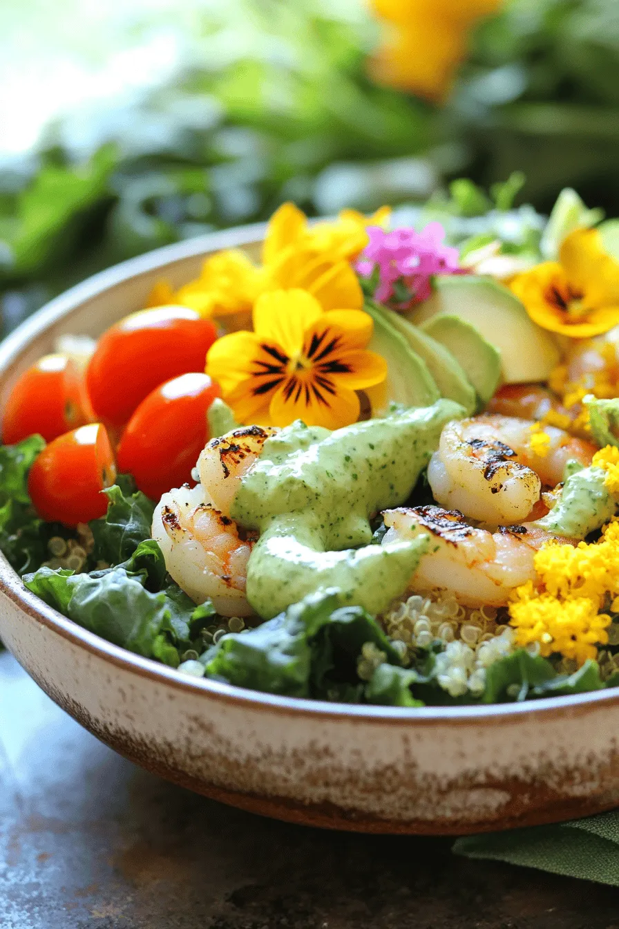 Green Goddess Meets Underwater King: A Wholesome Salad Recipe
