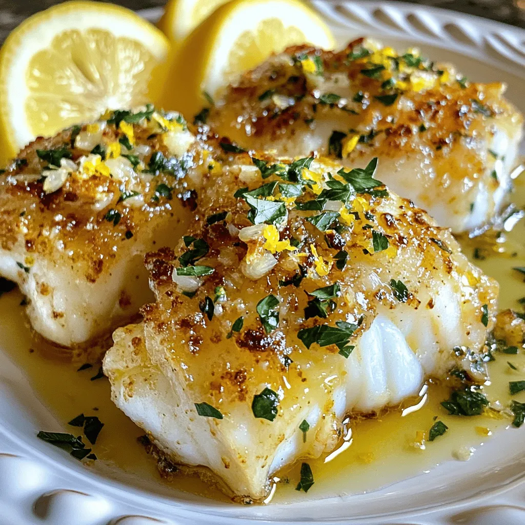Garlic Butter Cod Delight: A Flavorful Seafood Recipe