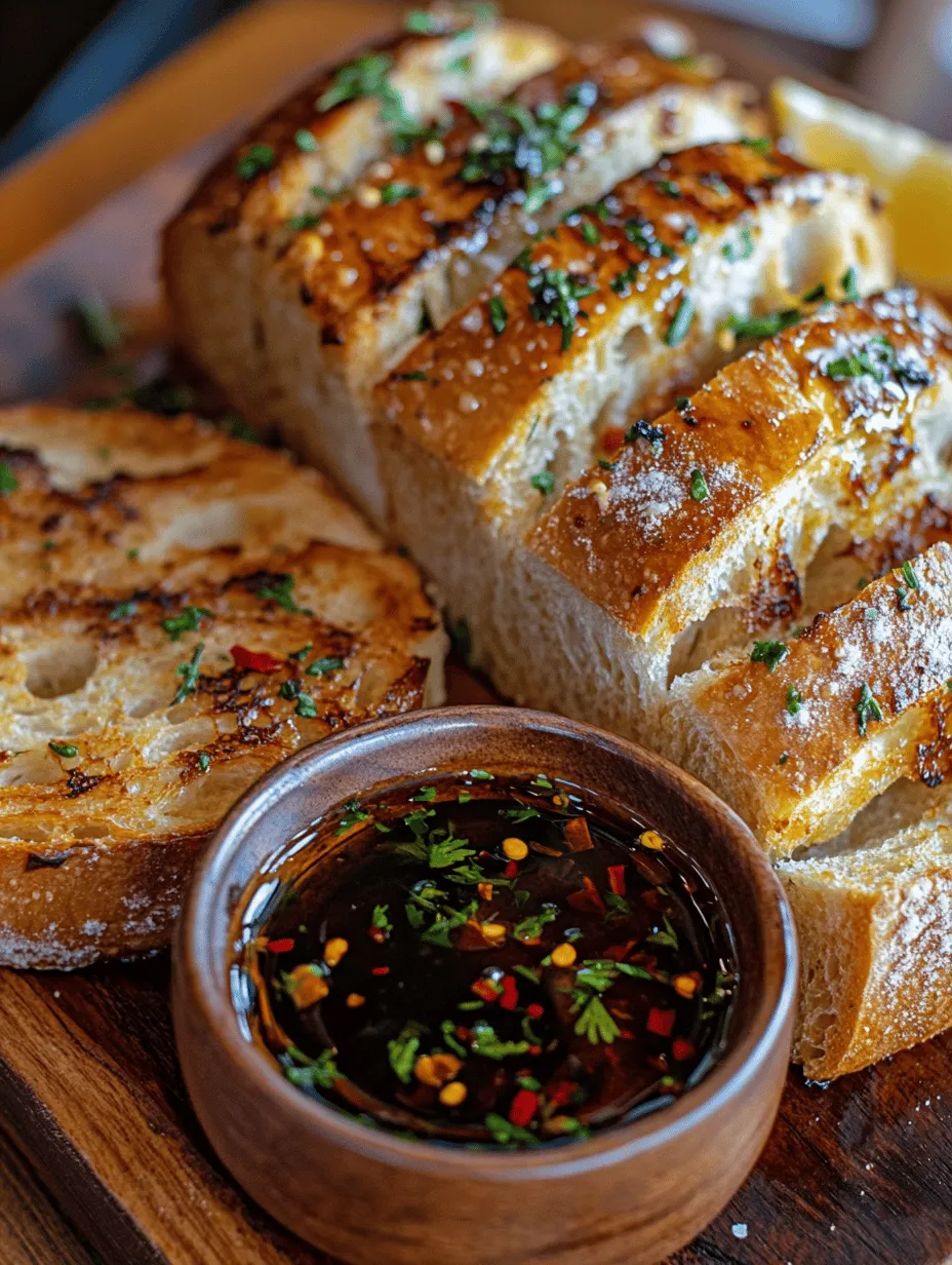 Olive Oil Dip with Artisan Bread: The Allure of a Timeless Appetizer