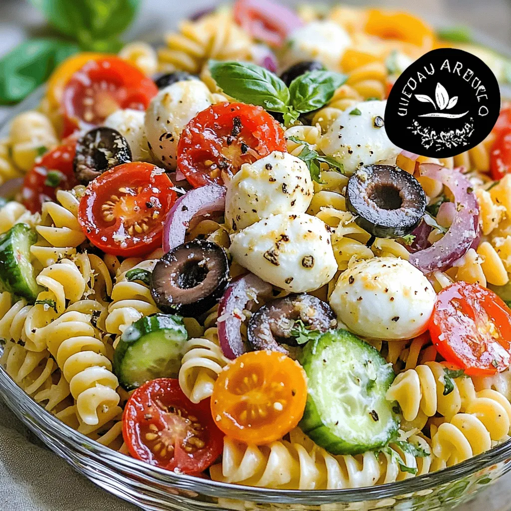Creamy Italian Pasta Salad Recipe