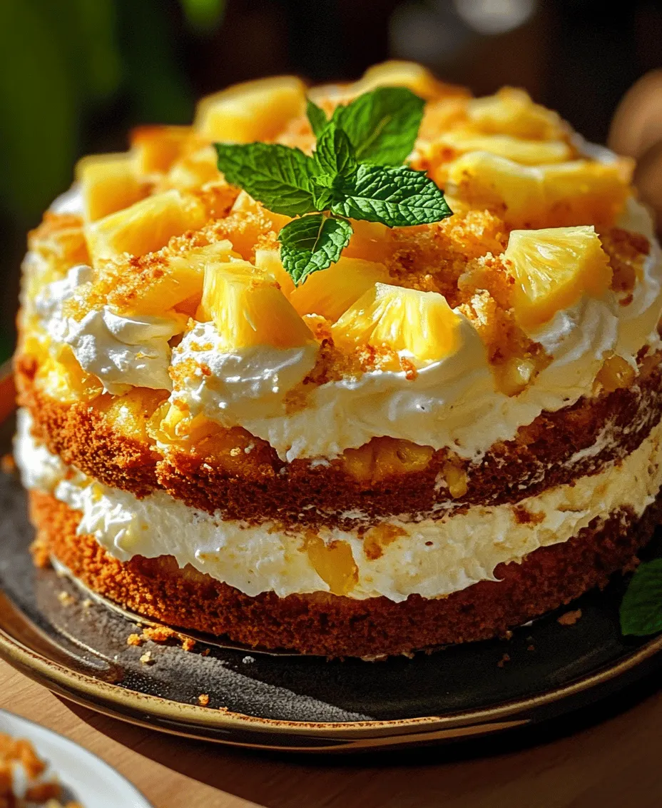 If you’re searching for a dessert that embodies the essence of summer and brings joy to any gathering, look no further than Pineapple Heaven Cake. This delightful treat is not only visually stunning but also packed with the refreshing flavors of pineapple and coconut, making it a favorite among tropical dessert enthusiasts. Whether you