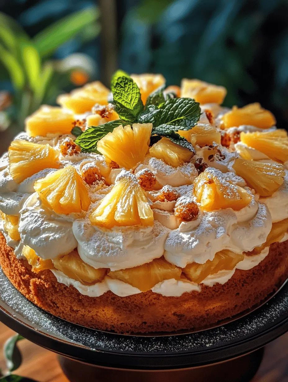 Pineapple Heaven Cake: A Tropical Delight for Every Occasion