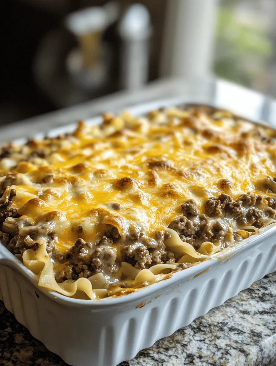 Easy Peasy 4-Ingredient Hamburger Casserole