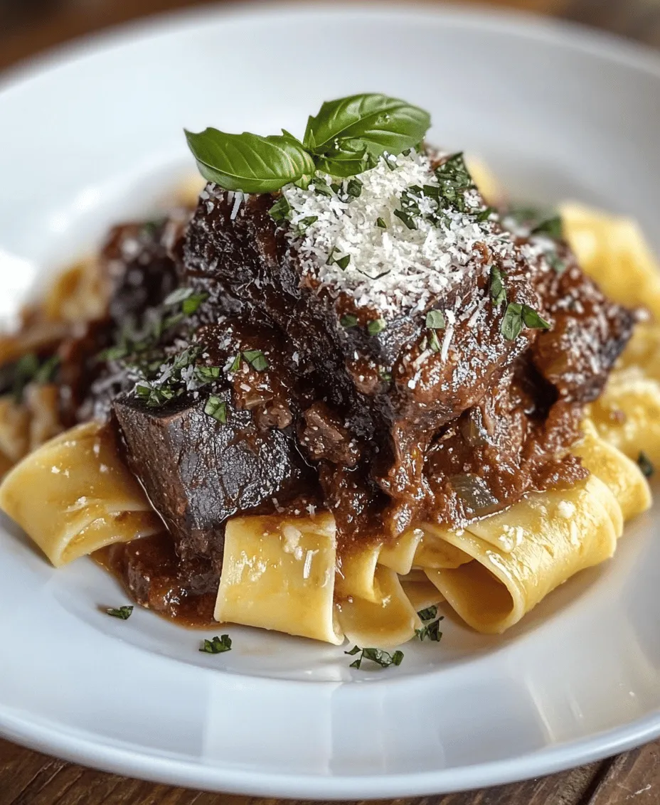 Short ribs ragu with pappardelle is a dish that embodies the essence of comfort food, offering a warm embrace of rich flavors that linger on the palate. This hearty Italian meal transforms tender, succulent beef short ribs into a velvety sauce that pairs beautifully with wide, ribbon-like pappardelle pasta. The combination of these elements creates a satisfying dish that