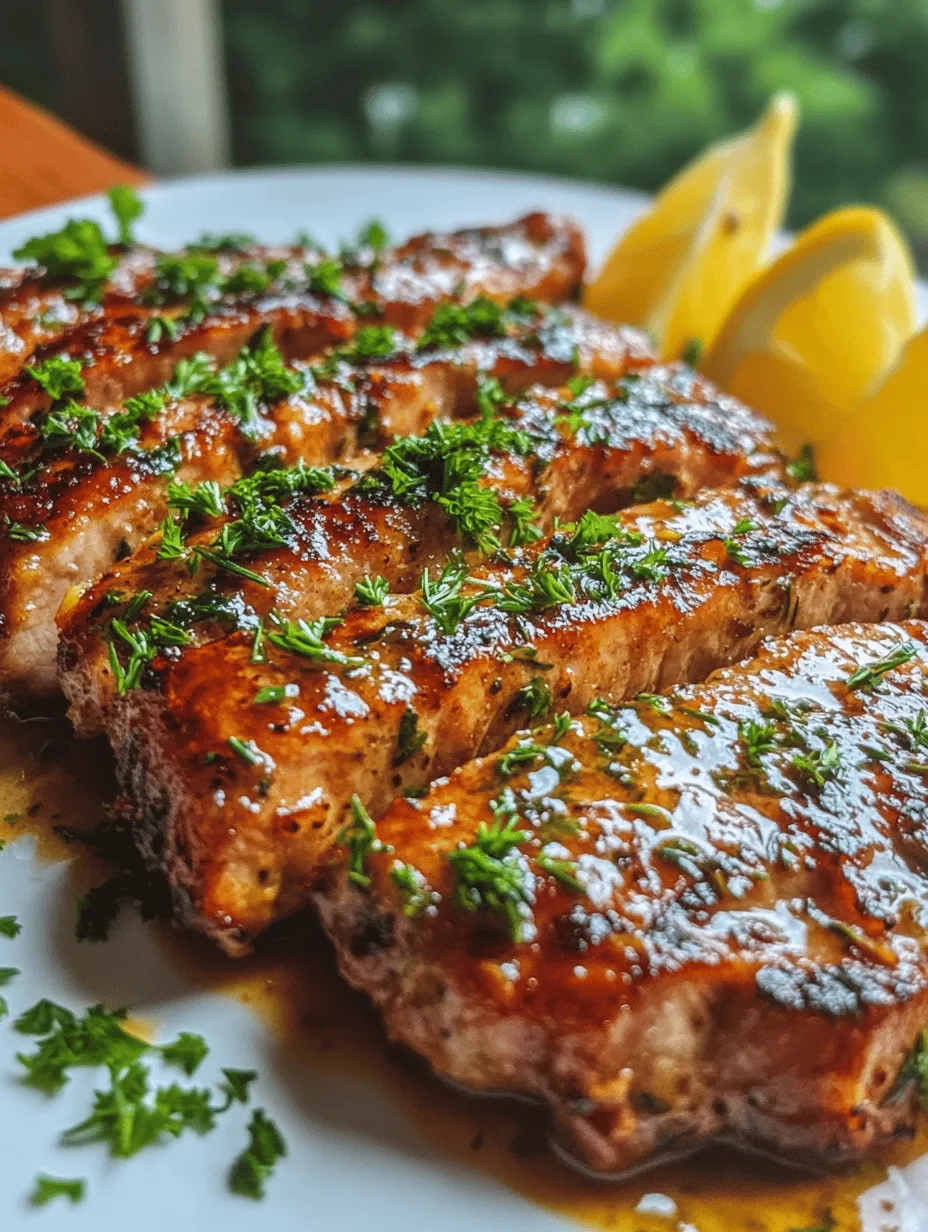 Homestyle Garlic Butter Pork Chops: Indulging in Comfort Food