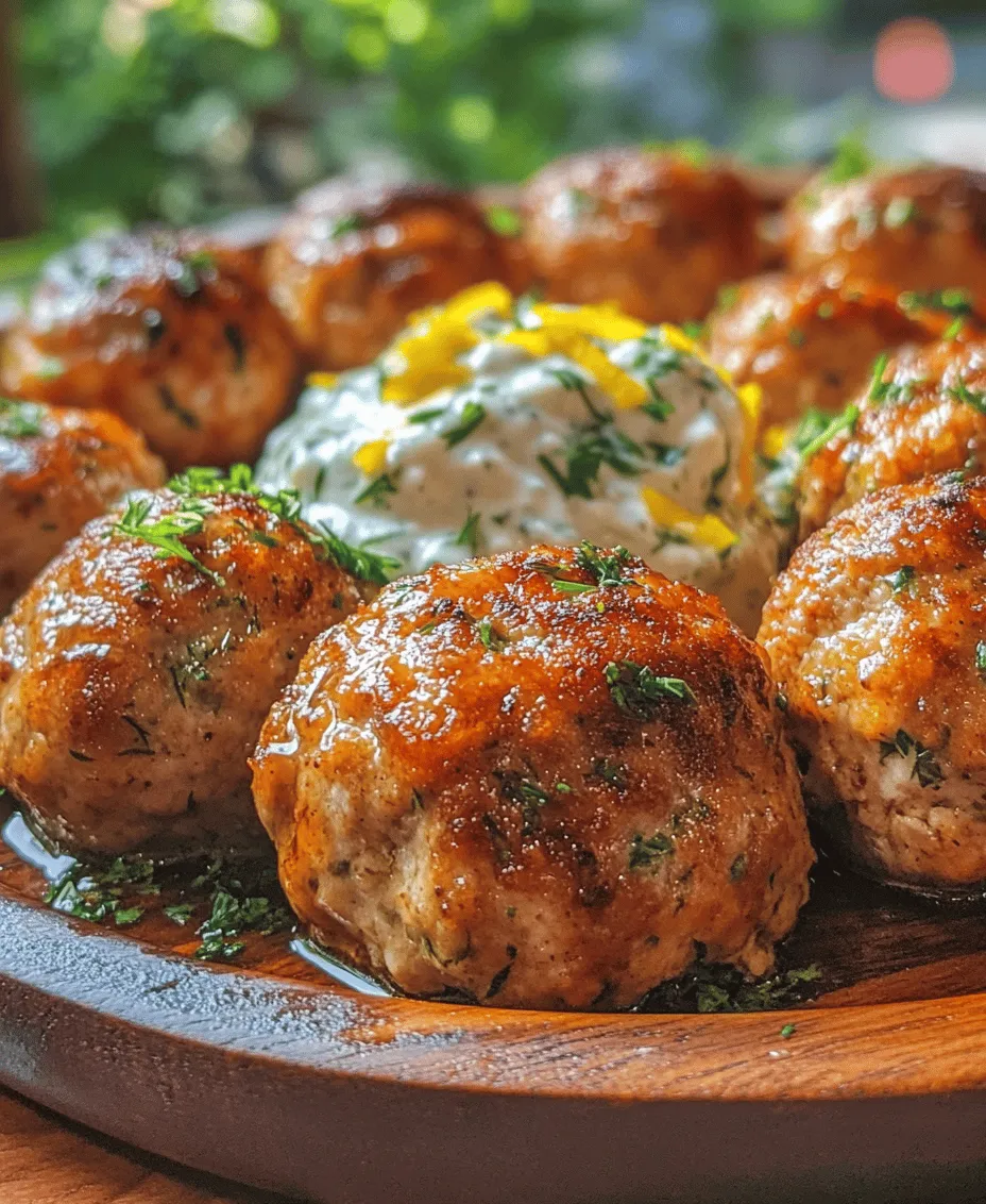 Greek cuisine is celebrated for its vibrant flavors, fresh ingredients, and healthy options. One of the standout dishes that perfectly embodies these characteristics is Greek Chicken Meatballs with Homemade Tzatziki. This recipe is not only simple to prepare, but it also offers a delightful combination of textures and tastes that will transport you straight to the Mediterranean.