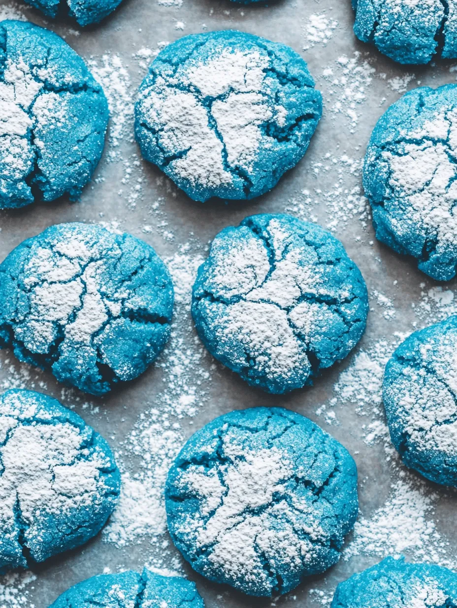 Blue Crinkle Cookies: A Whimsical Treat for Any Occasion