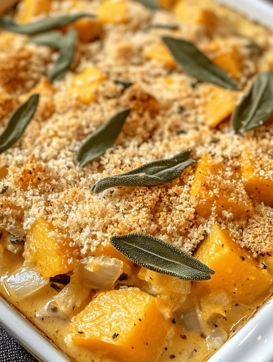 Butternut Squash and Sage Casserole Recipe