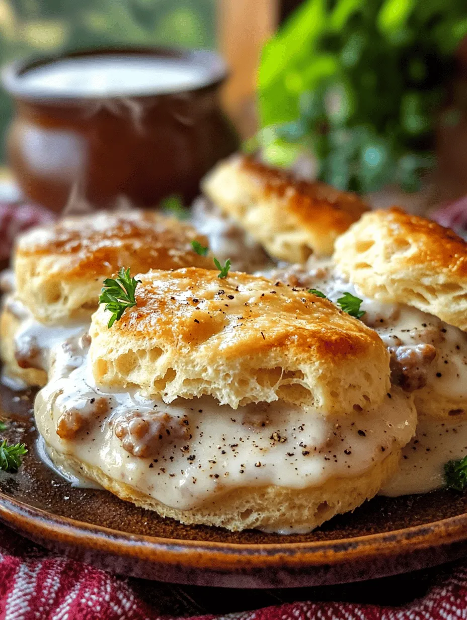 Heavenly Biscuits and Sausage Gravy: A Comfort Food Classic