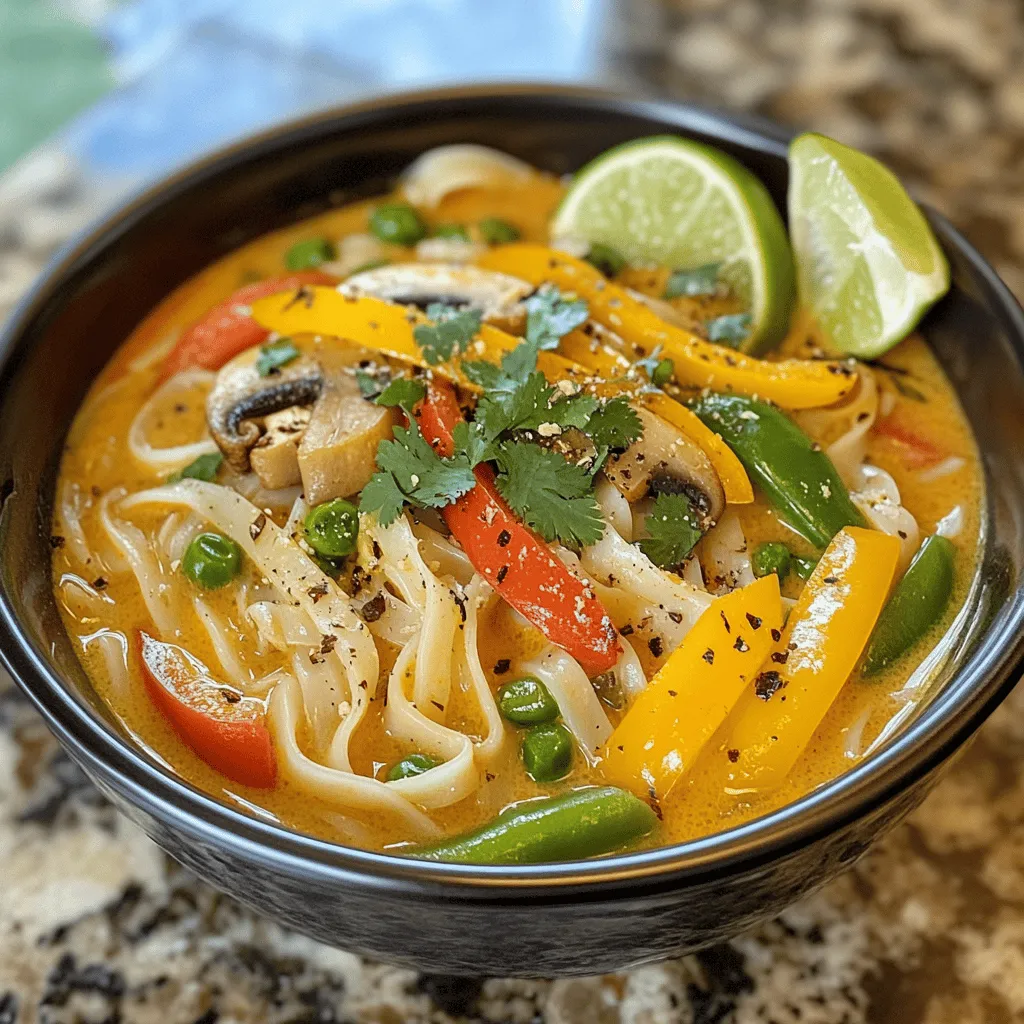 Spicy &#038; Comforting Thai Red Curry Noodle Soup