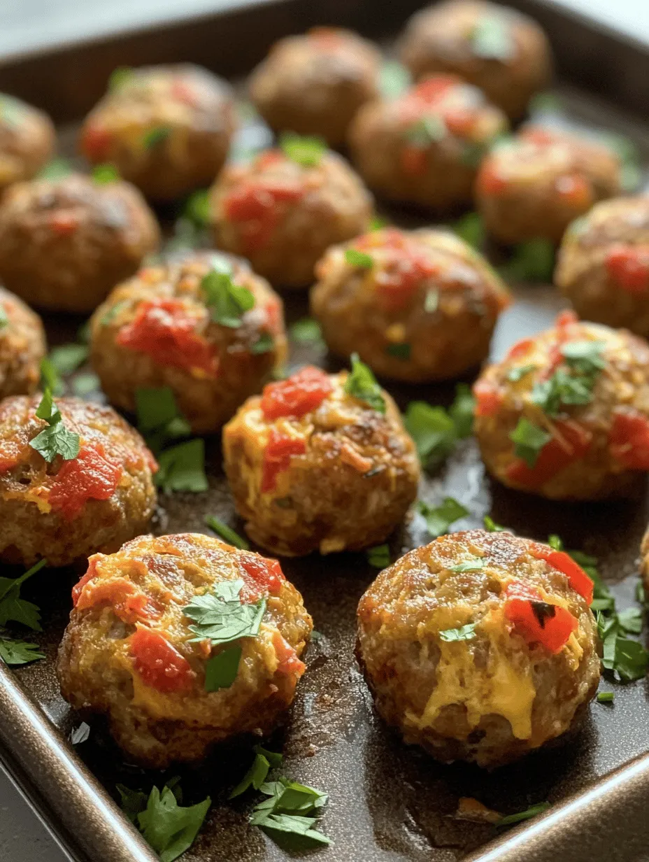 Savory Rotel Cream Cheese Sausage Balls Recipe