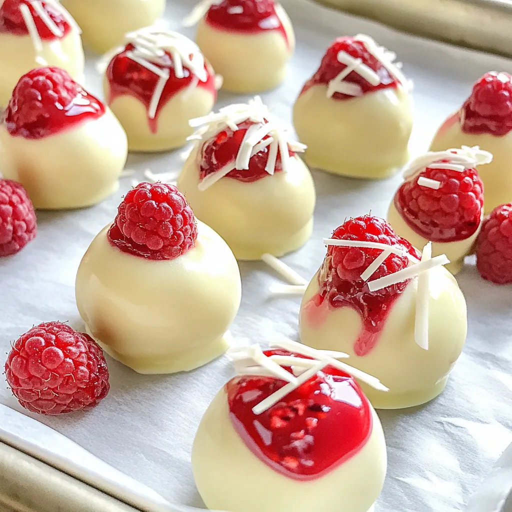 Irresistible White Chocolate Raspberry Cheesecake Balls