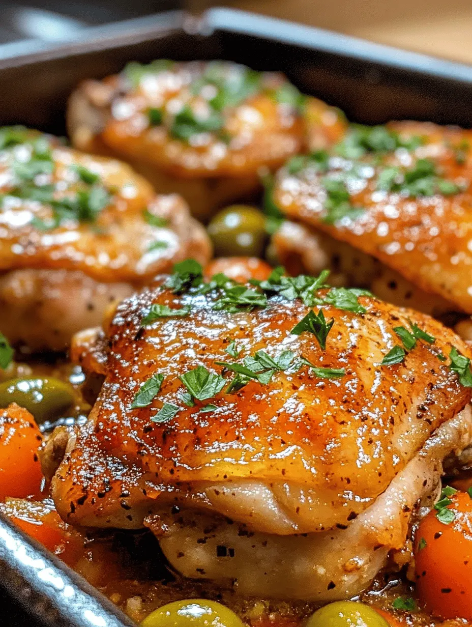Savory Garlic Chicken with Olives: A Flavorful Journey
