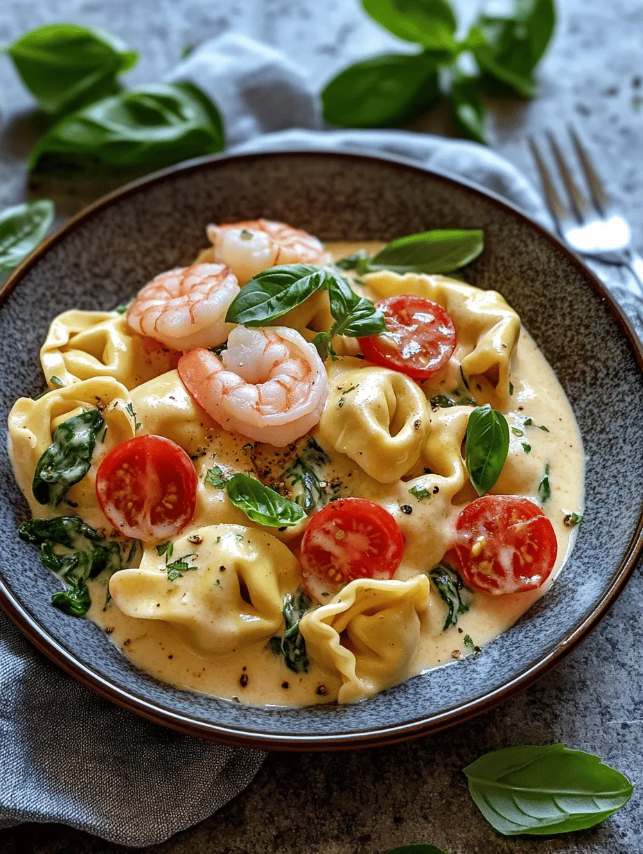 Creamy Shrimp Tortellini Delight Recipe