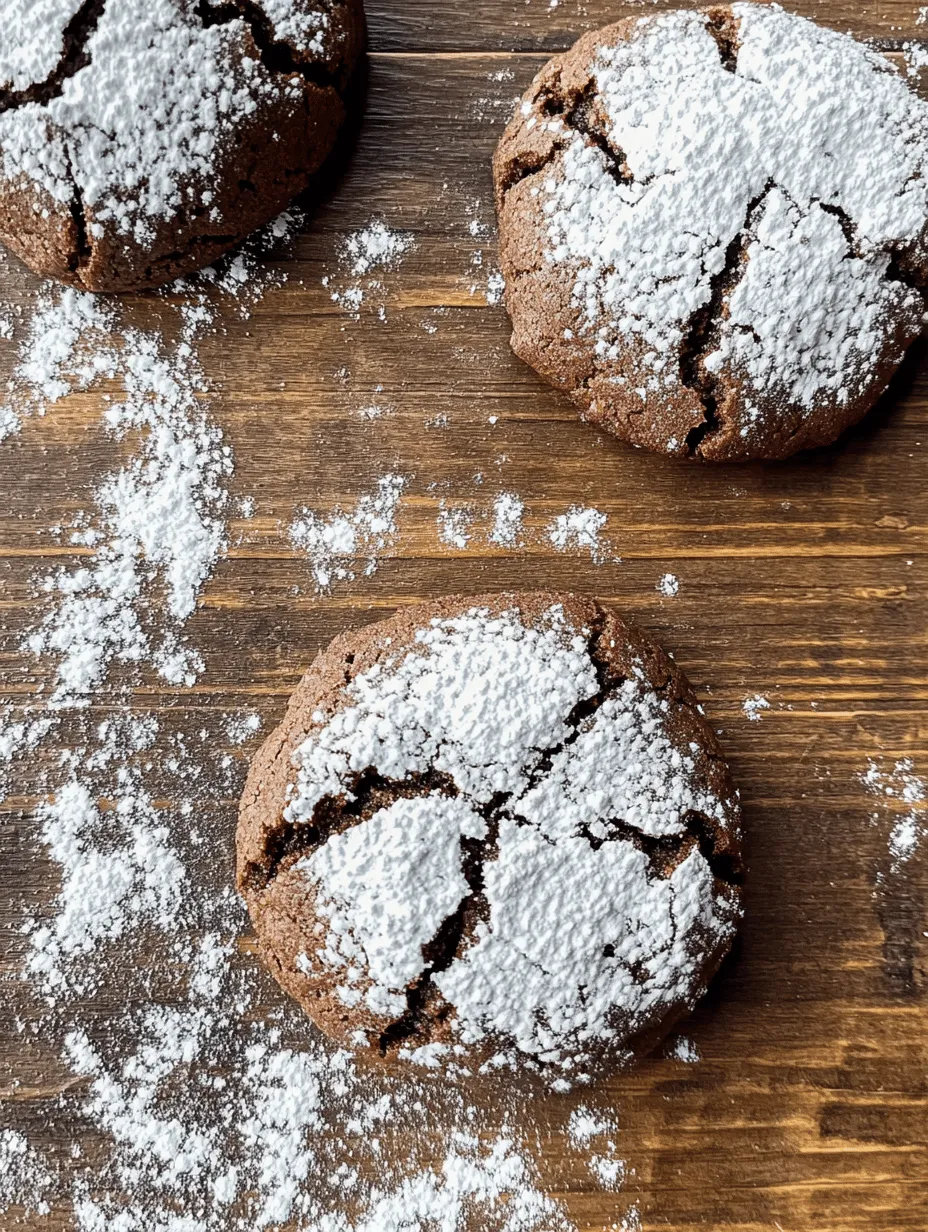 Decadent Double Chocolate Crinkle Cookies: A Chocolate Lover’s Dream