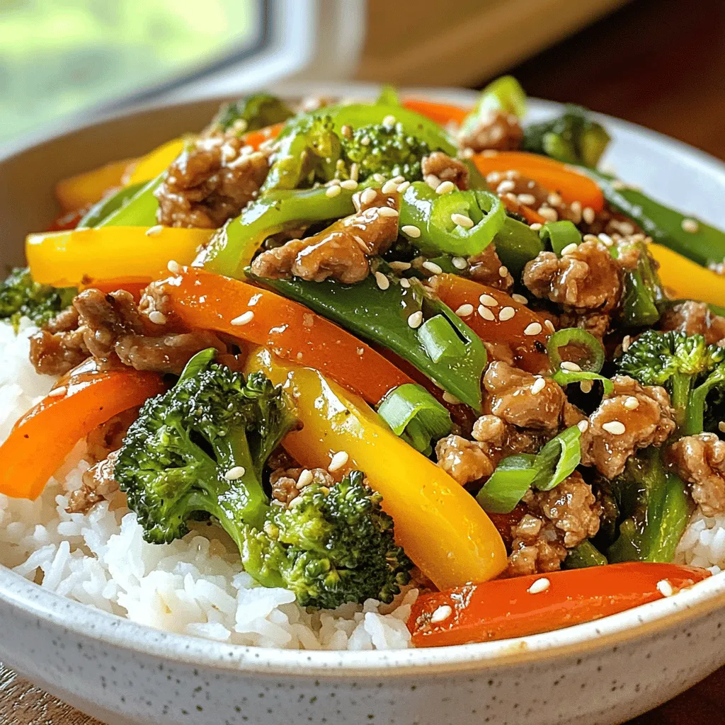 Ground Turkey Teriyaki Stir Fry Recipe: A Quick and Flavorful Meal