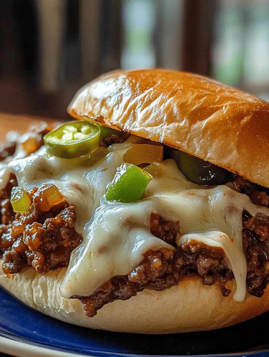 Philly Cheesesteak Sloppy Joes Recipe