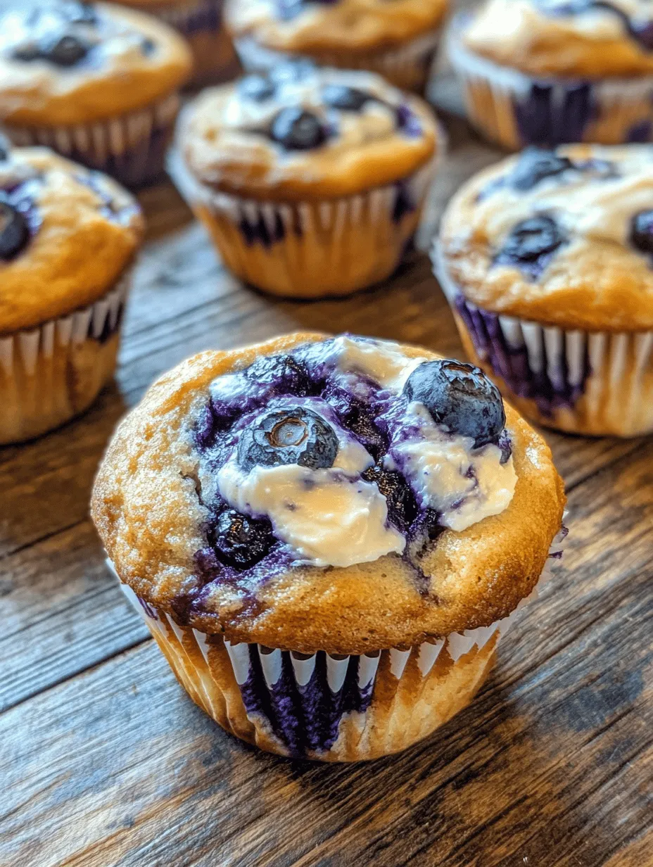 Blueberry Bliss Cream Cheese Muffins