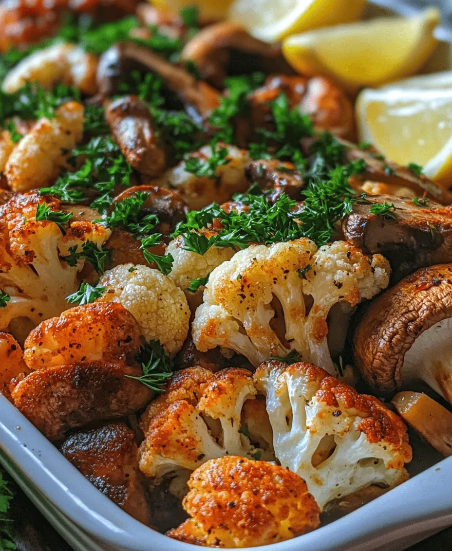 In recent years, the culinary world has seen a significant shift toward plant-based diets, with dishes that celebrate the rich flavors and textures of vegetables taking center stage. One such dish that has captured the hearts and palates of health enthusiasts and food lovers alike is Garlicky Roasted Cauliflower and Mushrooms. This delightful combination not only serves as a wholesome side dish but also stands out as an impressive main course. The savory, umami flavors of roasted cauliflower and mushrooms, combined with the aromatic allure of garlic, create a dish that