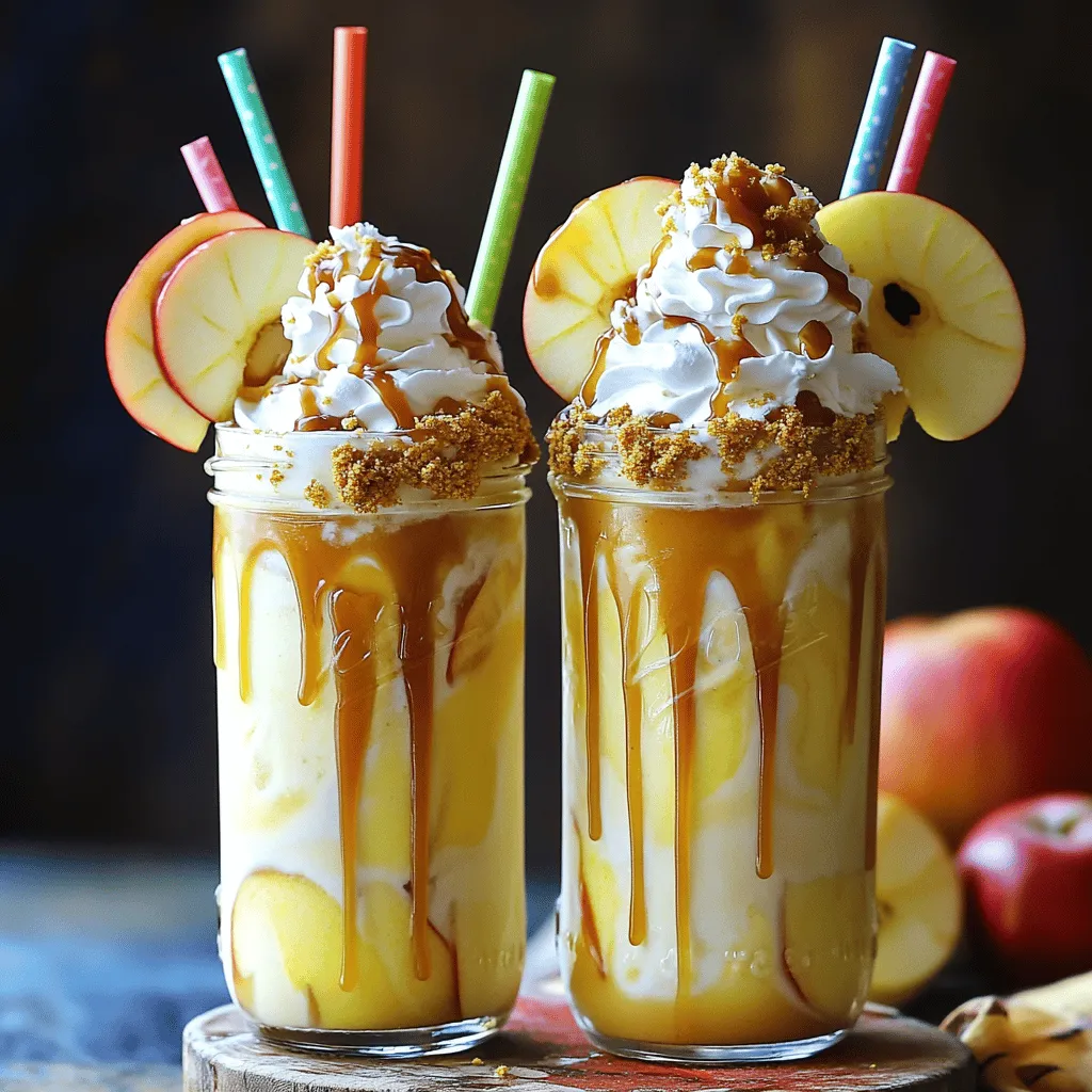 Caramel Apple Pie Milkshake: A Delicious Fusion of Flavors
