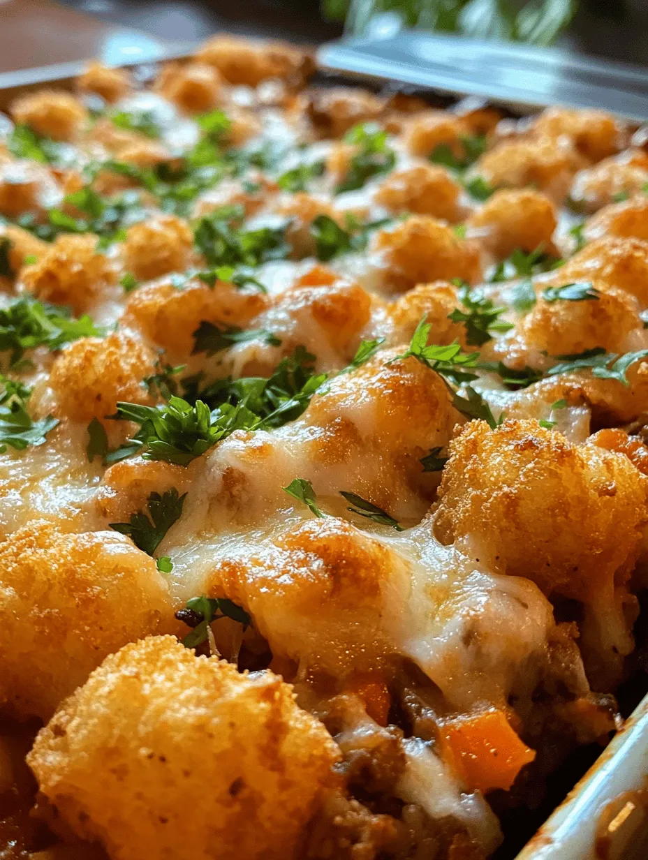 Cheesy Tater Tot Casserole Recipe
