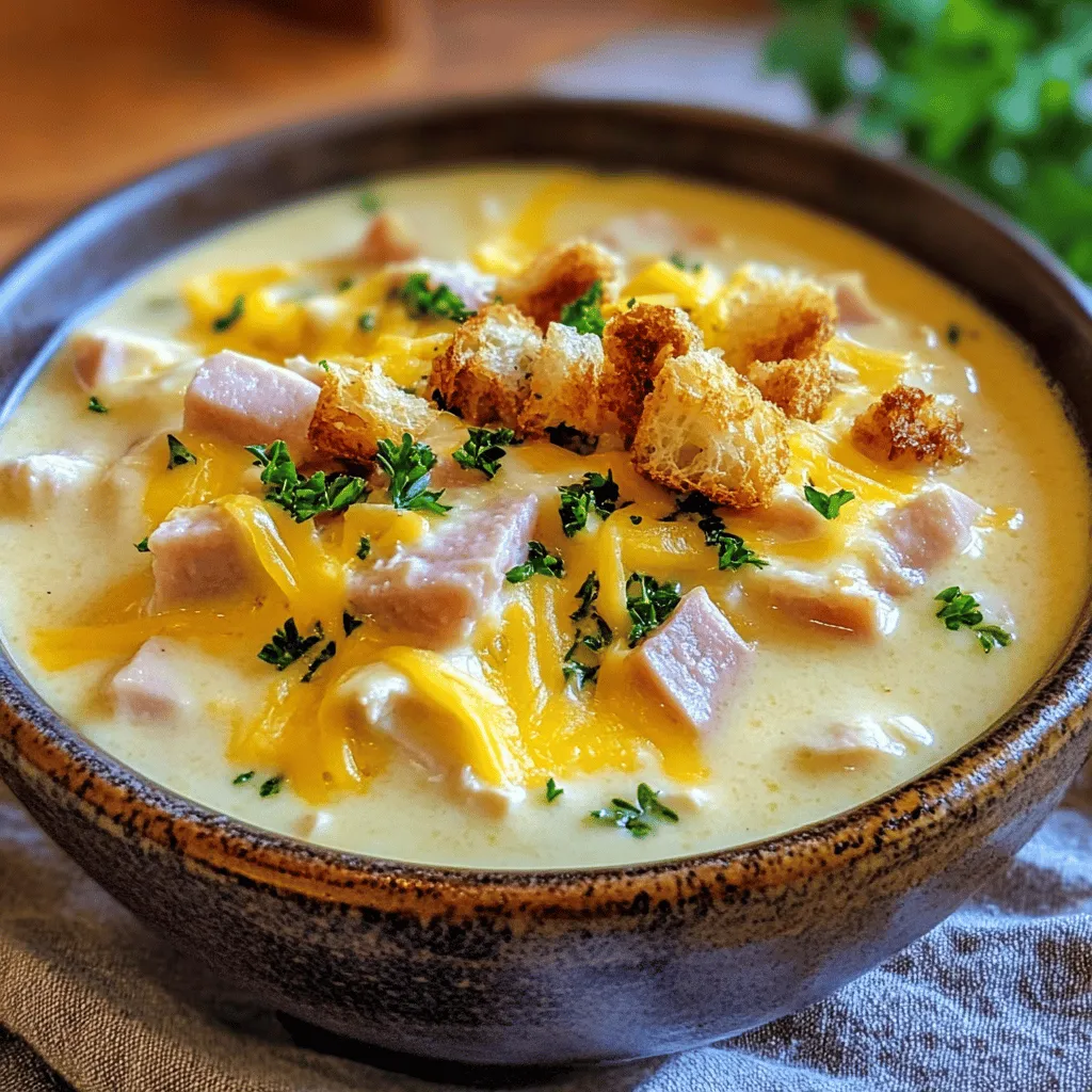 Creamy Chicken Cordon Bleu Soup Recipe
