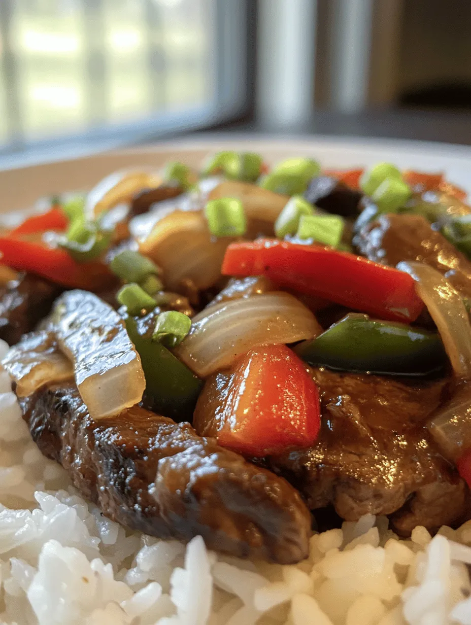 Flavorful Chinese Pepper Steak Recipe