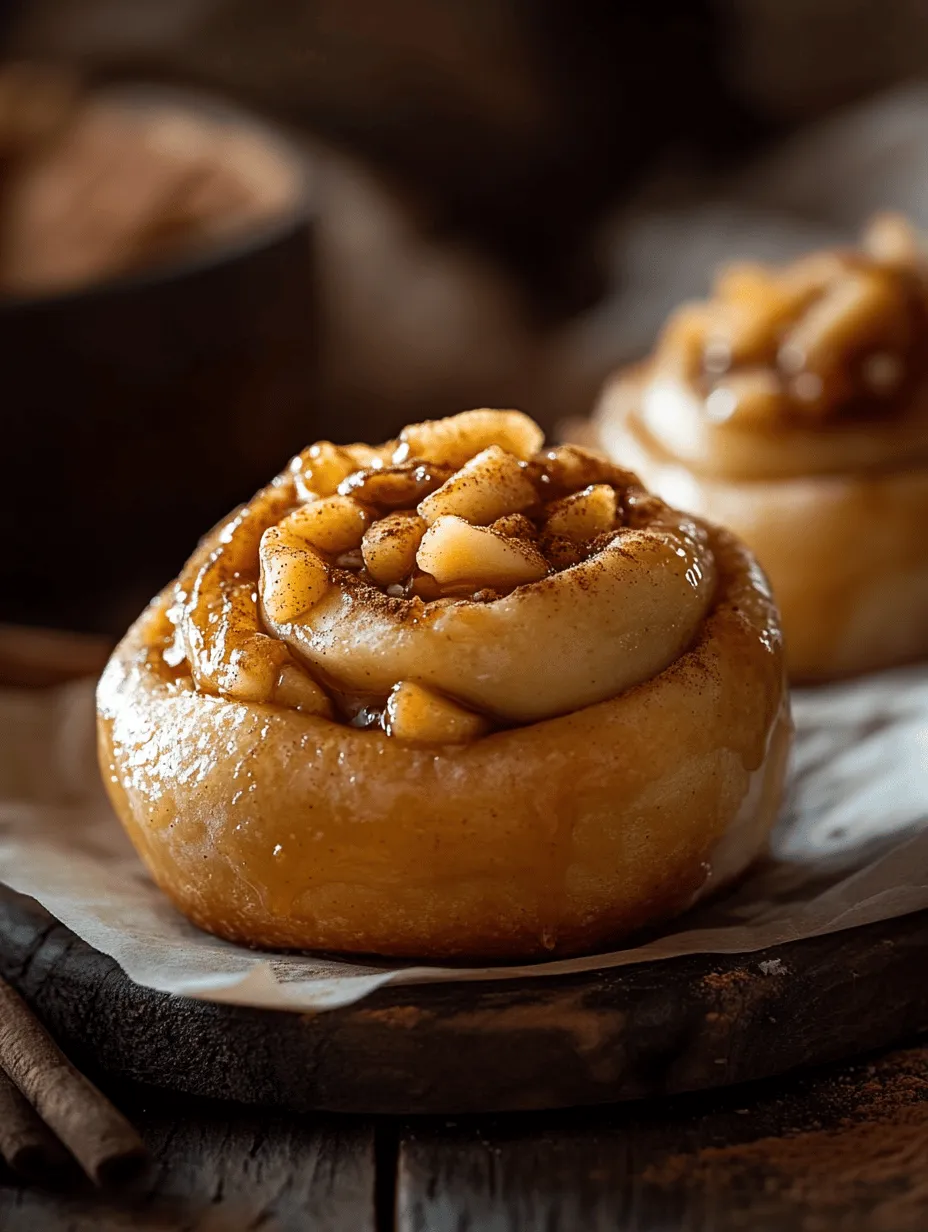 Apple Swirl Breakfast Buns with Brown Butter Maple Frosting – A Delightful Morning Treat