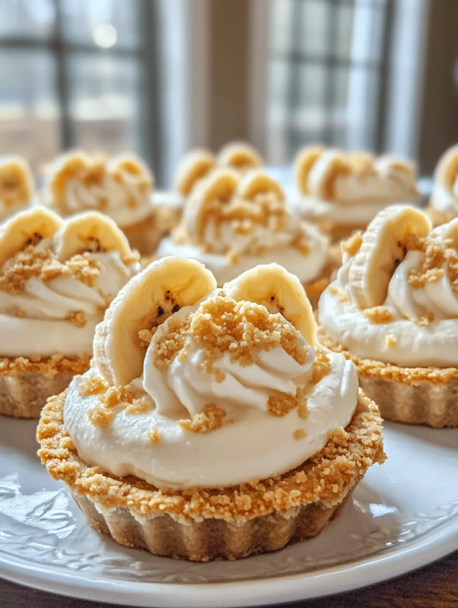 No-Bake Mini Banana Cream Pies: The Perfect Dessert for Any Occasion