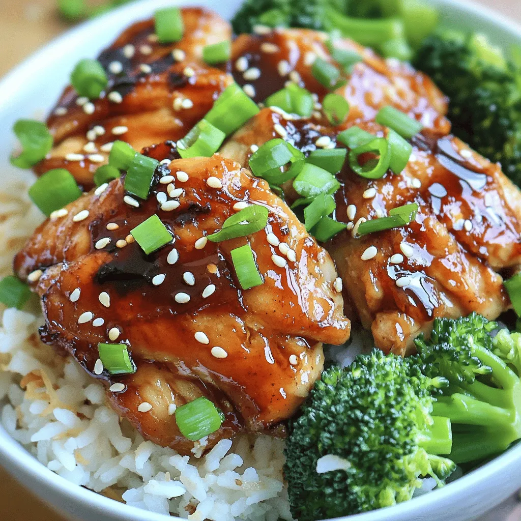 Sticky Chicken Rice Bowls: A Flavorful and Comforting Meal