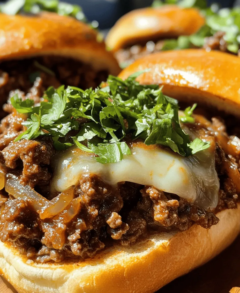 To truly appreciate the depth of flavor in Philly Cheese Steak Sloppy Joes, it